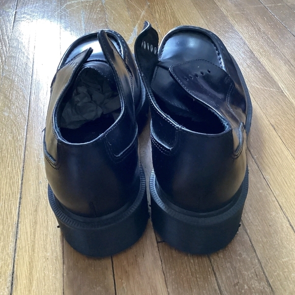 Dr Martens 8747 Men's Size 6 Black Leather Chunky Platform Oxford Shoes,No Laces - Picture 4 of 6